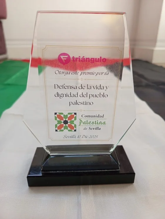 Premio Triangulo a la Comunidad Palestina de Sevilla